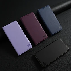 Wallet Skin friendly Card Slot Strong Magnetic Flip Leather Case For Xiaomi 13T 11T Poco X6 C65 X5 Redmi 13C 12 12C 10C 9A 9C 9T