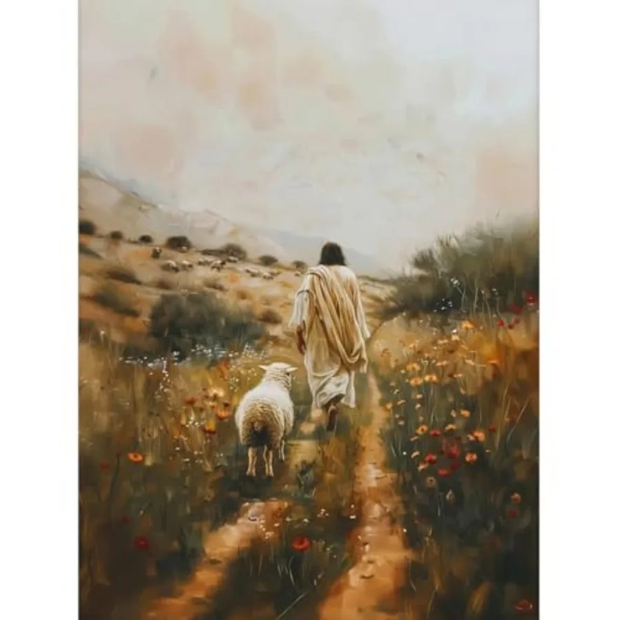 Religious Diamond Art Kits for Beginners Jesus Diamond Painting Kits for Adults Christian Wall Art Decor DIY Crafts Full Drill