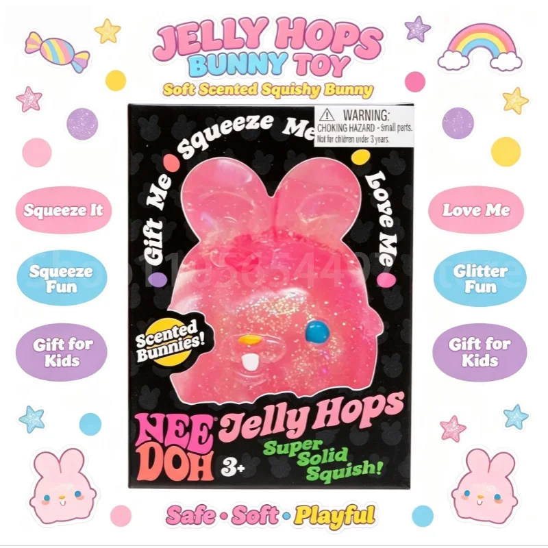 Schylling Needoh Nice Cube Sensory Fidget Stress Calming Squish Anti-Anxiety Squish Orb For Concentration ADHD Users
