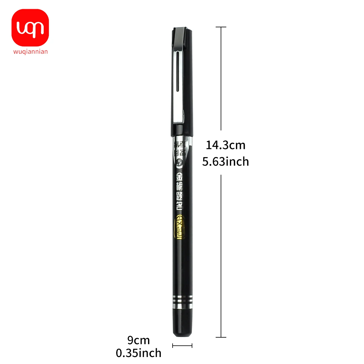 HeavyTouch Black Neutral Pen 0.5 มม. ปากกาเขียนรายวันปากกาลายเซ็นพร้อมพื้นผิวขั้นสูง, ComfortableGrip 3/6 ชิ้น