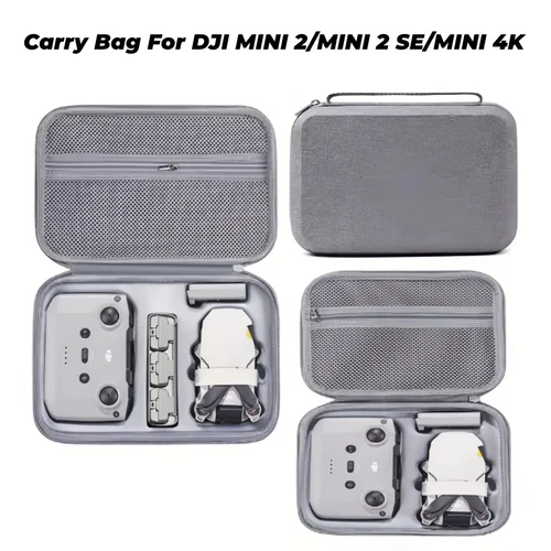Imagen 1 del producto Bolsa de transporte de almacenamiento para Dron DJI Mini 2/Mini 2 SE/MINI 4K, caja de Control remoto de batería, accesorios de bolso portátiles protectores