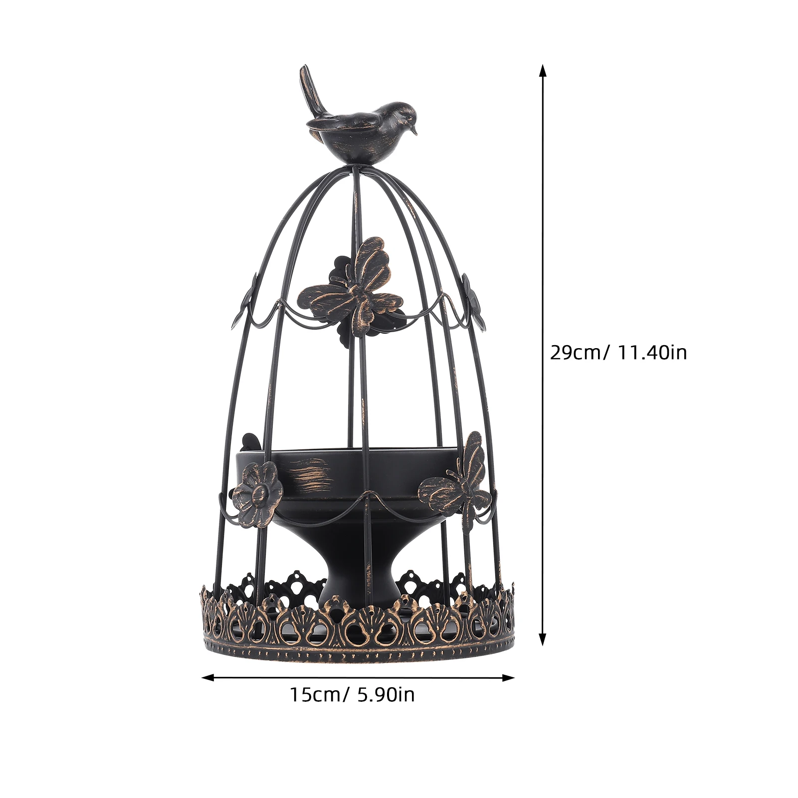 

Holder Black Wrought Decor Table Decor Home Wedding Vintage Table Housewarming Gift Stand