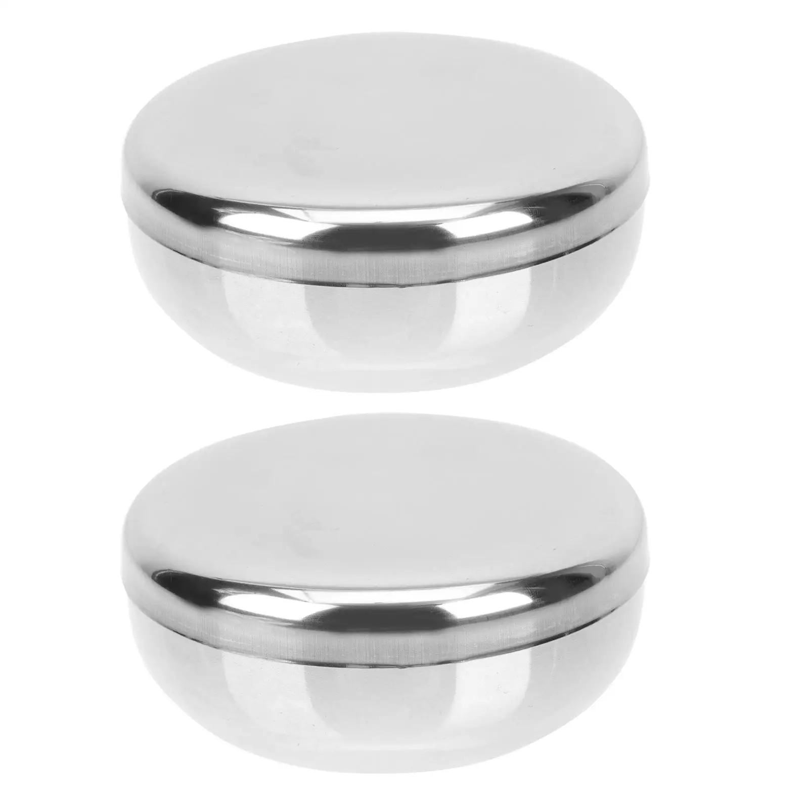 

Stainless Steel Bowl Large Opening Leakproof Steam Rice Bowls Kitchen Supply Traditional Steam Food Enjoyment