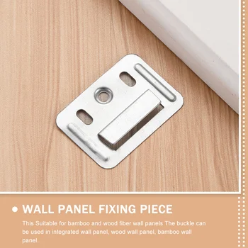 스테인레스 스틸 벽 패널 버클 고정 부품 세트, 벽 패널 버클, 통합 벽 보드 패스너, 교체 하드웨어