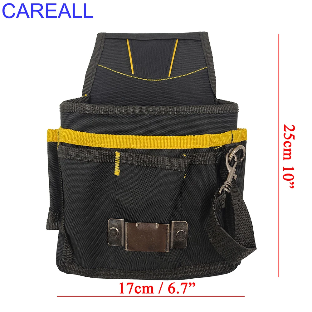 CAREALL Multi-Function Tool Bag Organizer for Vinyl Car Wrap Tint Squeegee 600D Oxford Cloth Multi-Pocket Waterproof Storage Bag