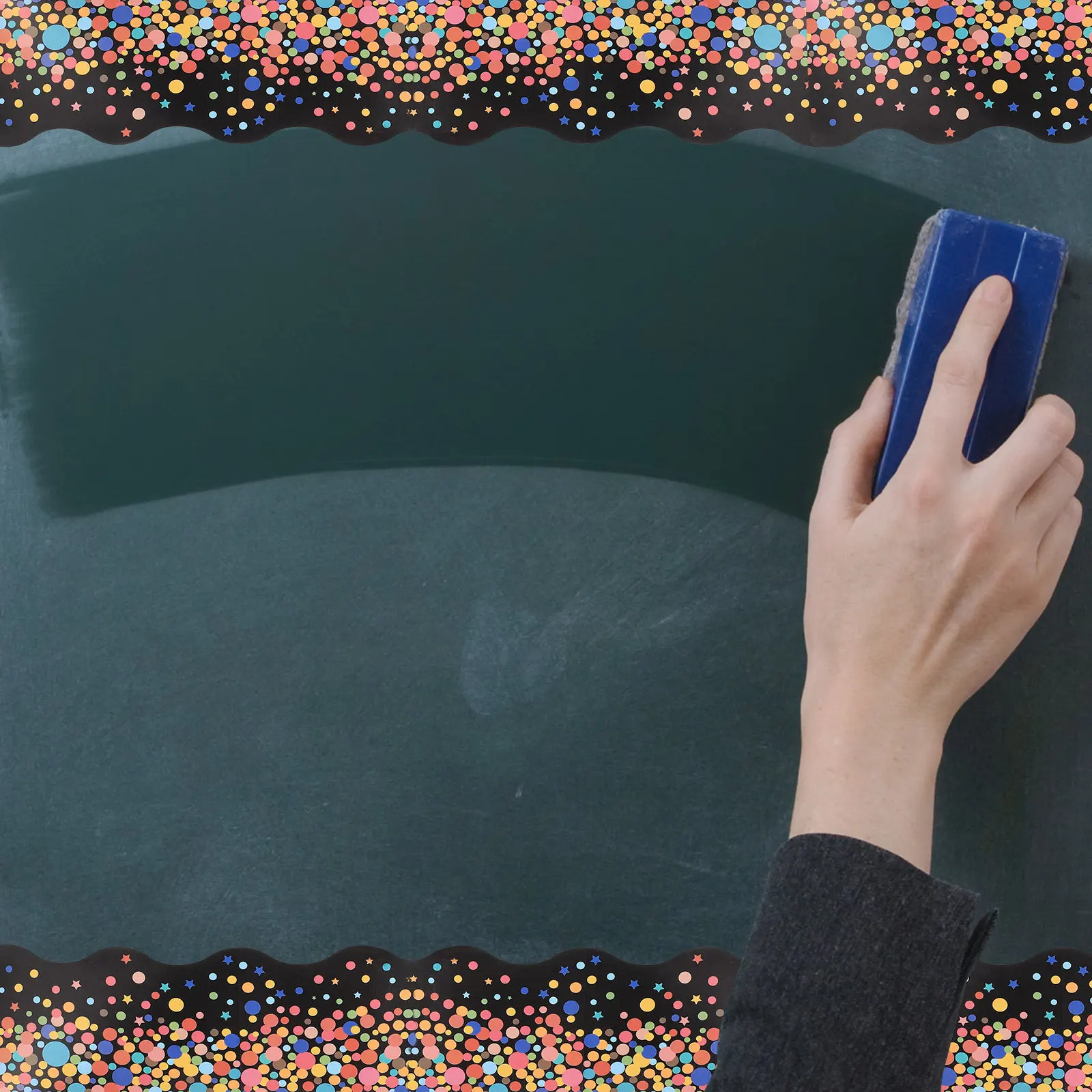 

Decorative Bulletin Board Decals Classroom Decor Blackboard Borders Waterproof Reliable Camping Party Decorations