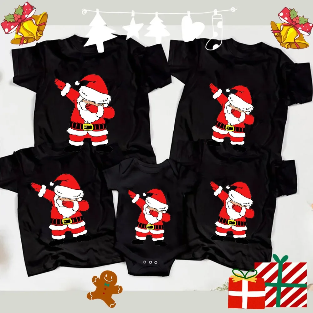 2023 Family Matching Christmas Shirt Mom Dad Baby Toddler Kid Holiday Shirts Baby Christmas Family Clothes Holiday Outwear