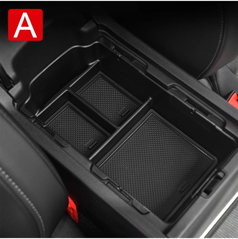 Für Honda Civic 11. Generation 2021 2022 2023 ABS-Kunststoff Mittelkonsole Armlehnen-Aufbewahrungsbox Organizer Ablage Dekorationszubehör – Detail 2