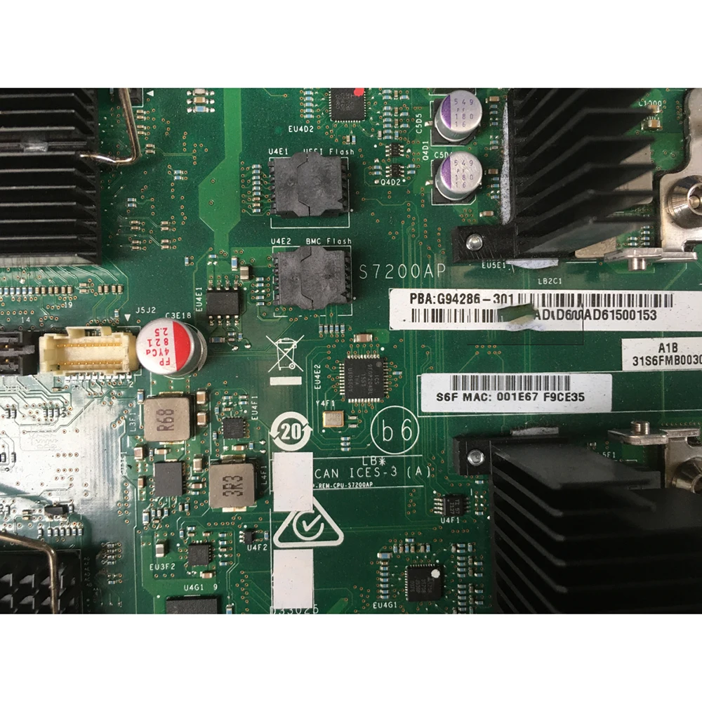 

LGA3647 Motherboard Server Motherboard S7200AP
