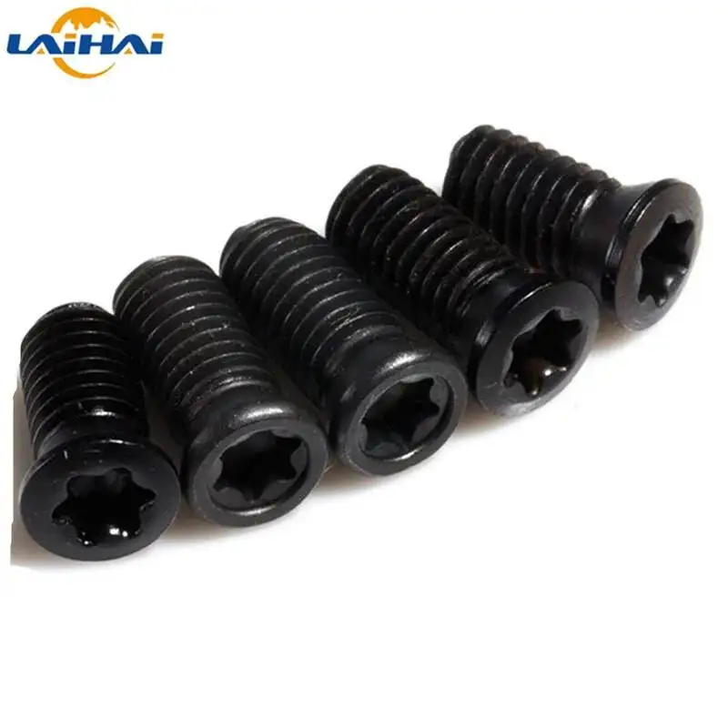 100-500PCS M1.6 M1.8 M2 M2.2 M2.5 M3 M3.5 M4 M5 M6*L Grade 12.9 Insert Torx Screw Replaces Carbide Inserts CNC Accessories Lathe
