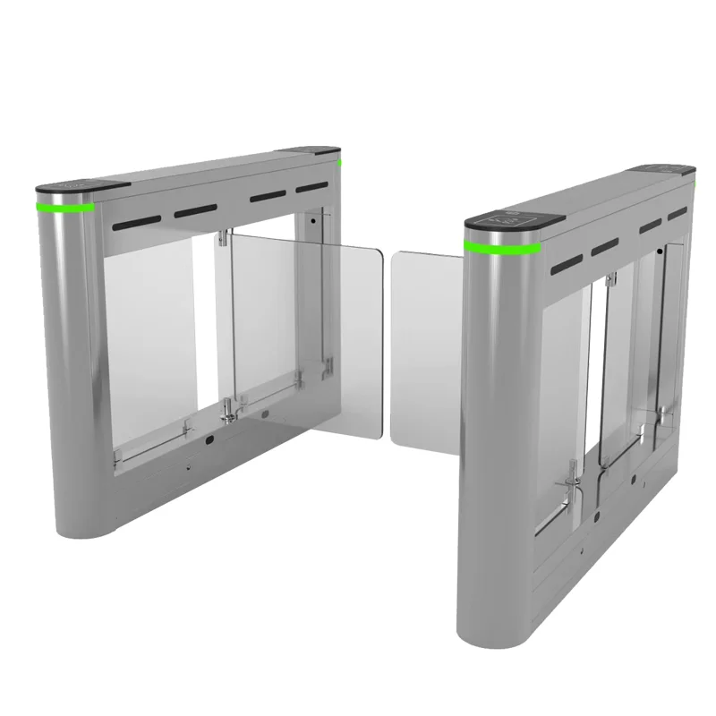 Factory Access Control Swing Turnstile Gate Full Automatic Bi-directional Stainless Steel Barrier Flap Turnstile for Office/Gym