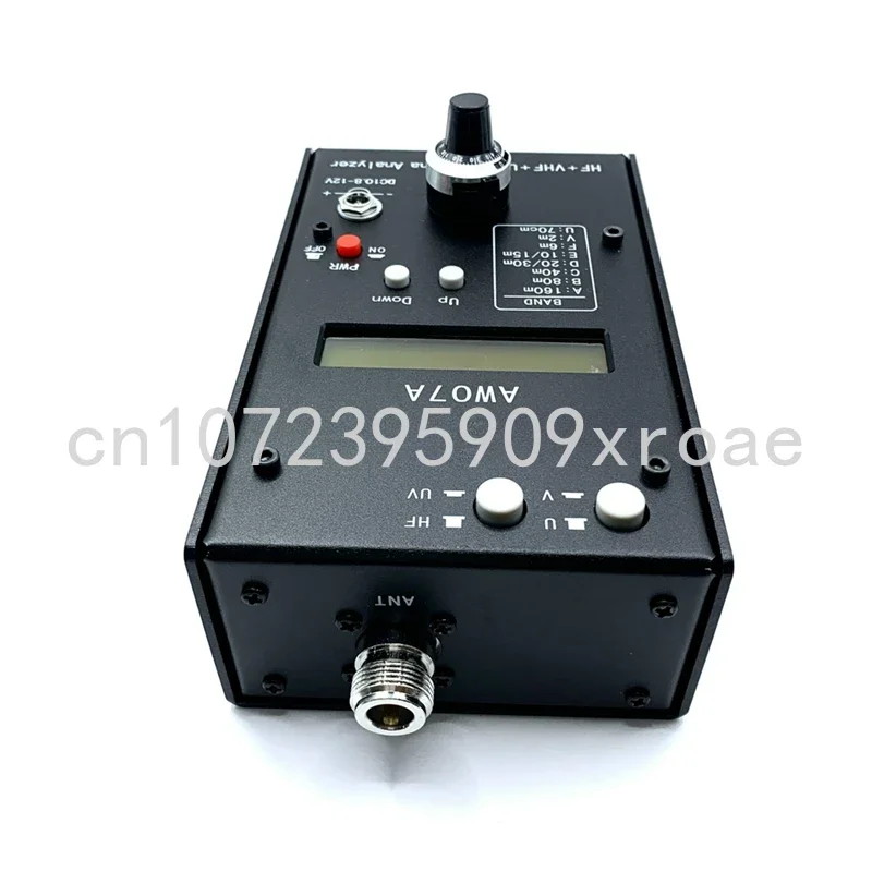 1.5-490MHZ Antenna Analyzer HF/VHF/UHF AW07A Multiband SWR Antenna Meter Tester 160M