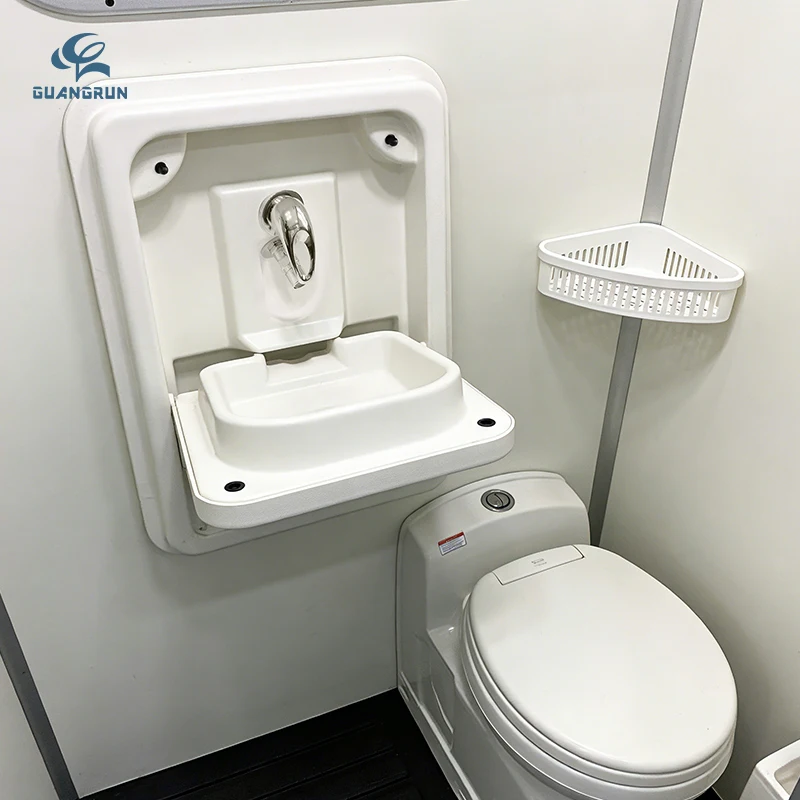 2026 New Design Luxury Acrylic Easy to Clean Waterproof Folding Sink for RV and Car Bathrooms