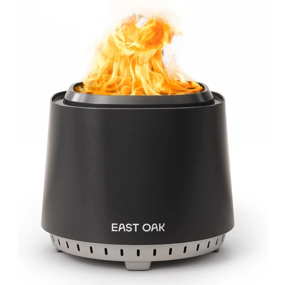 

Portable 17 Outdoor Stainless Steel Wood-Burning Fire Pit for Patio Bonfires