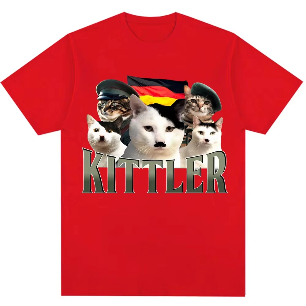 

Funny Kittler Cat-themed T-shirts for Men and Women, Cute and Fashionable T-shirts for Streetwear