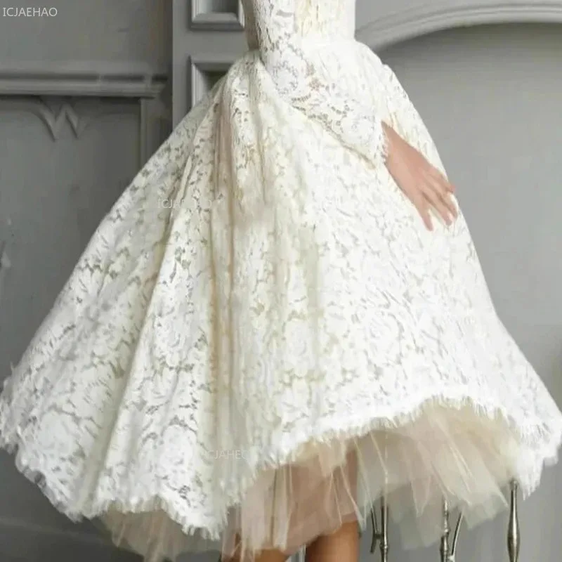 فستان زفاف فتاة الزهور للأطفال البنات بأكمام طويلة فستان حفلة الأميرة لمضيف أداء البيانو عرض الأزياء فساتين المسابقة