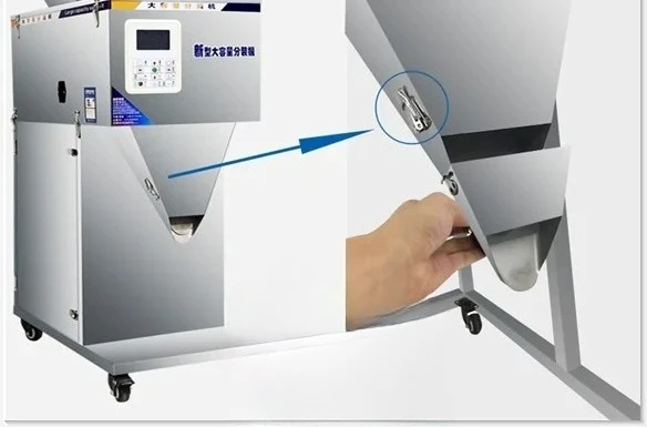 

l #100-2500g semi automatic coffee spice powder/soda powder filling machine