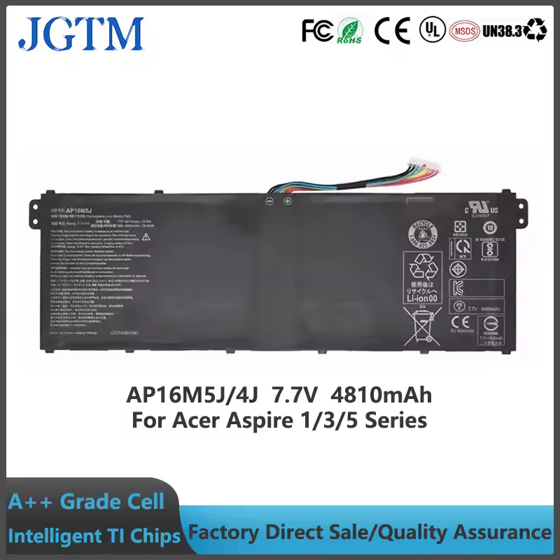 Jgtm 7.7v 37wh ap16m5j ap16m4j סוללה מחשב נייד עבור acer 3 A314-31 A315-21 A315-21-63F1 A315-31-P72U A315-51 A515-51