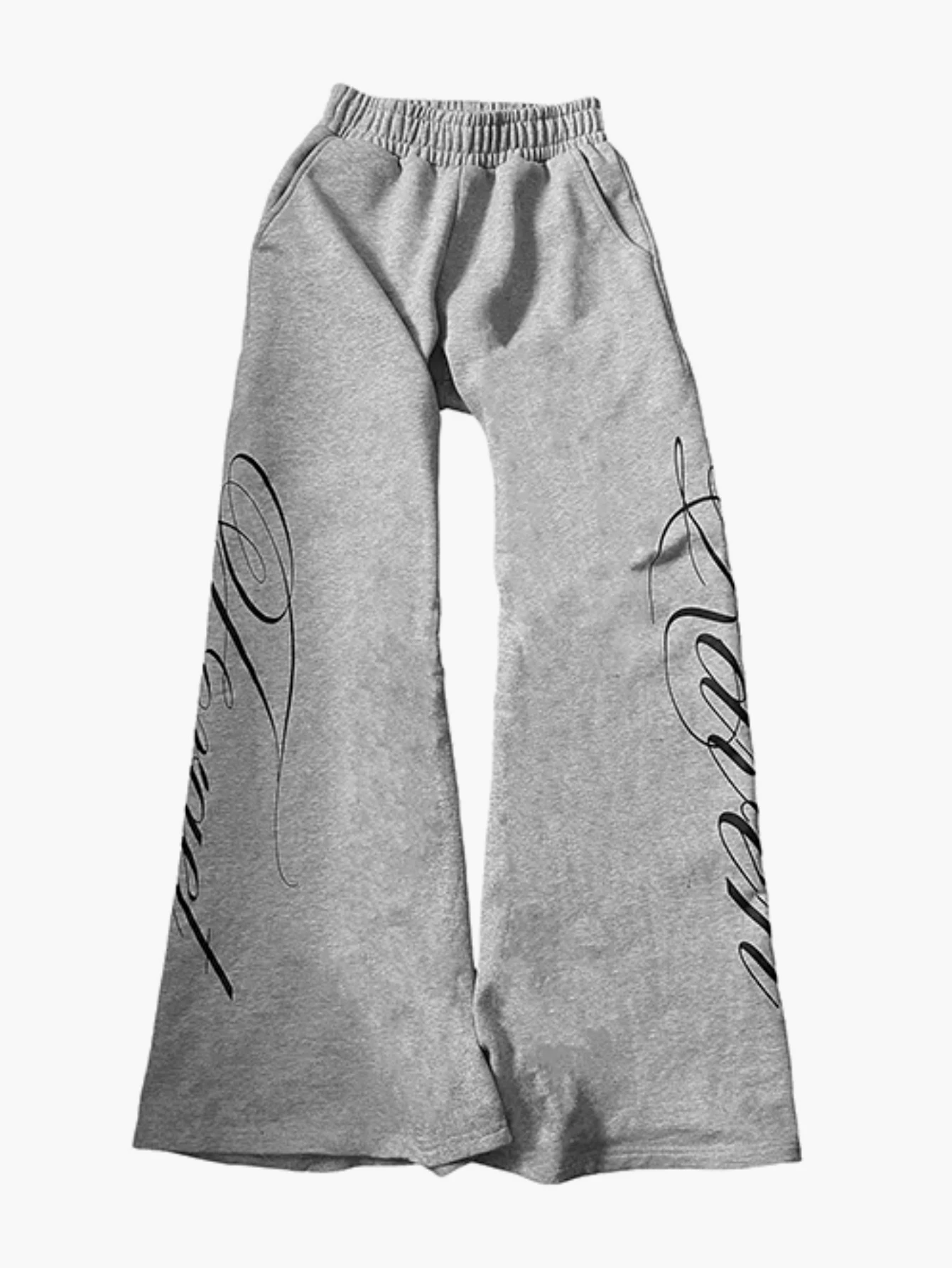 Y2K Women Korean Streetwear Wide Leg Sweatpants Baggy Oversized Graphic Pants Harajuku Grunge Joggers Trousers 2000s Clothes