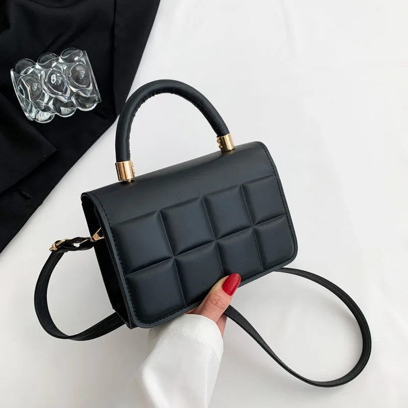 Fashion Casual Simple Handbag Fashion Fall 2024 New One-Shoulder Stylish Small Square Bag