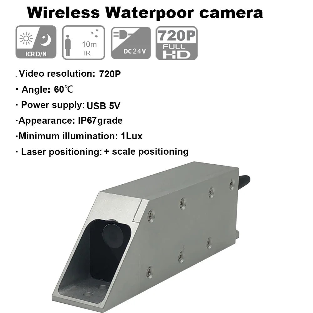 Wireless Forklift Camera 7\'\' Wireless Monitor System Waterproof  IP69 720P Camera Forklift Camera Safety Forklift for Truck Bus