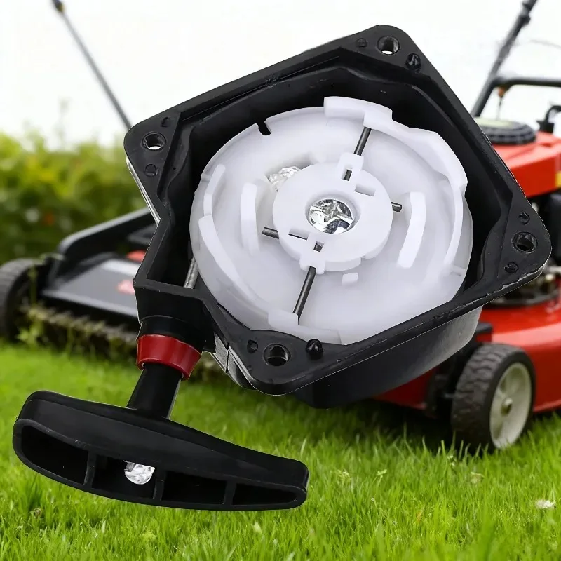 40-5 Lawnmower Recoil Pull Starter Set - 80mm Starter Assembly & Pull Panel - Reliable Replacement Parts for Brush Cutters