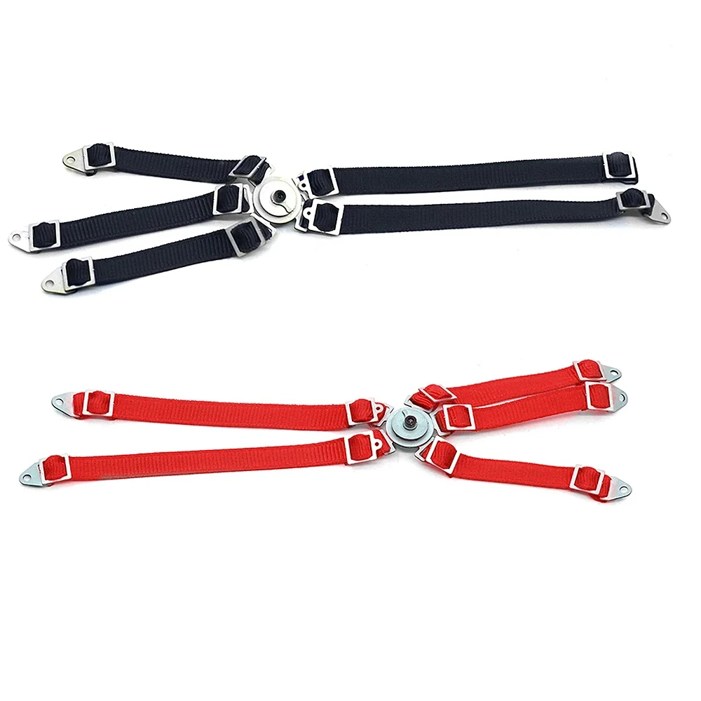 Simulação cabine cinto de segurança do carro cadeira modelo decoração cinto de segurança para 1/10 rc rastreador carro axial scx10 iii trx6 peças