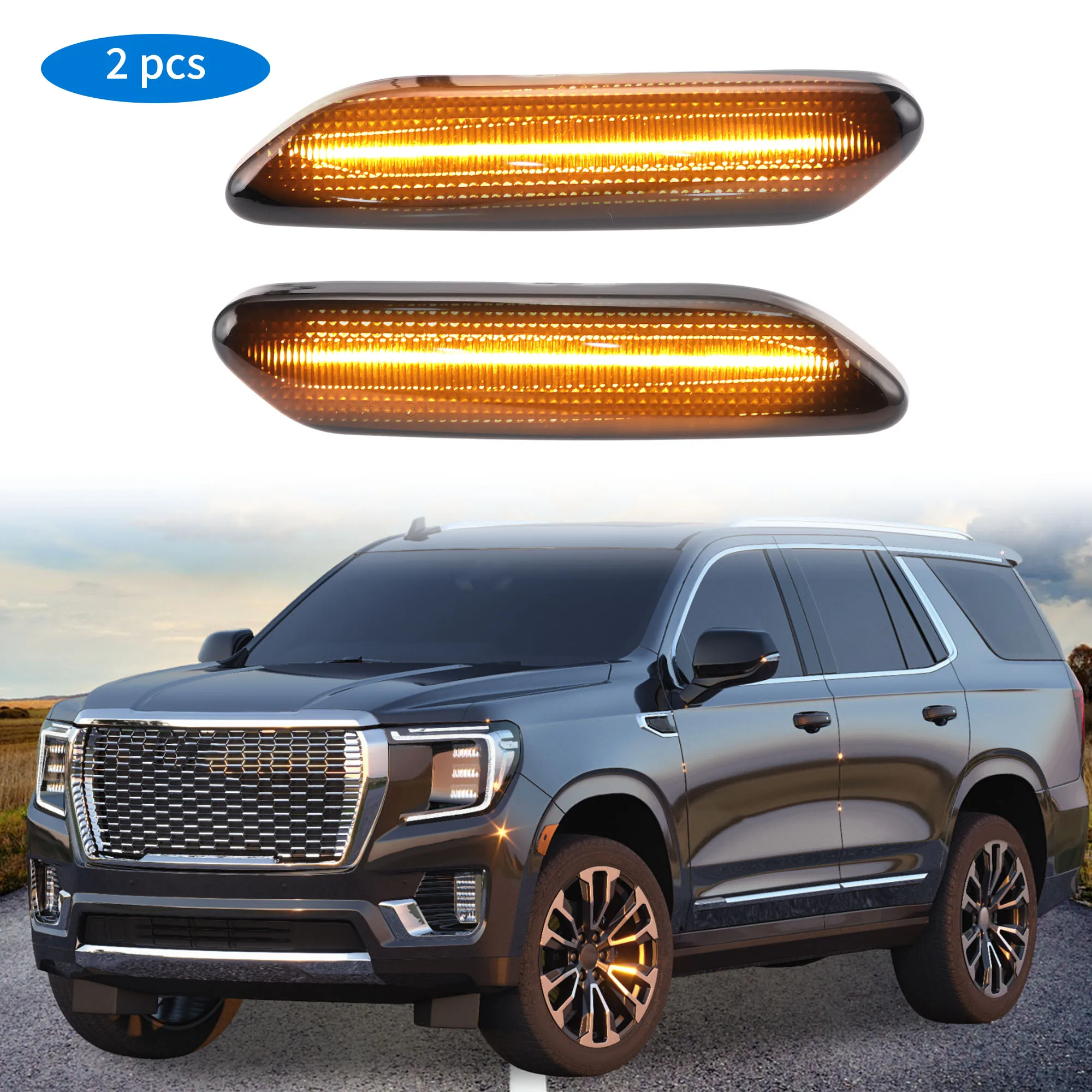 

Светодиодный указатель поворота UXCELL для Mini Cooper Countryman 2011-2016, передний левый/правый, замена, ABS/PC