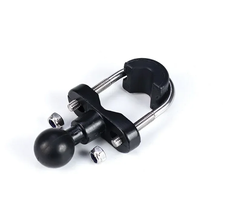 Adaptador de montaje de cabeza de bola de 1 pulgada, soporte de varilla de riel de bicicleta para manillar de motocicleta con perno en U para soportes de Cámara de Acción GoPro insta360 x3
