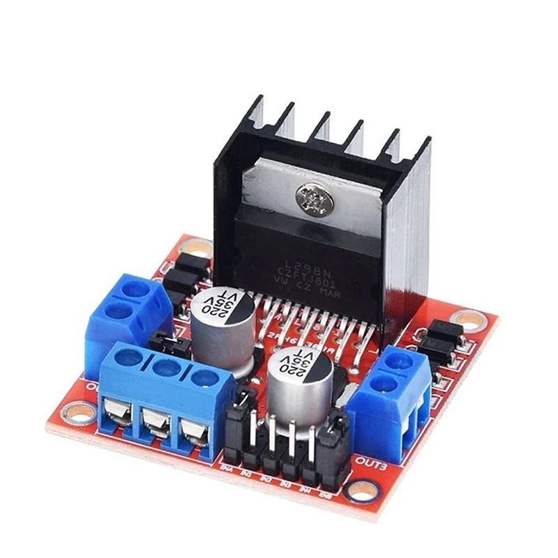 L298N Motor Drive Controller Board DC Dual H-Bridge Robot Stepper Motor Control And Drives Module For Smart Car