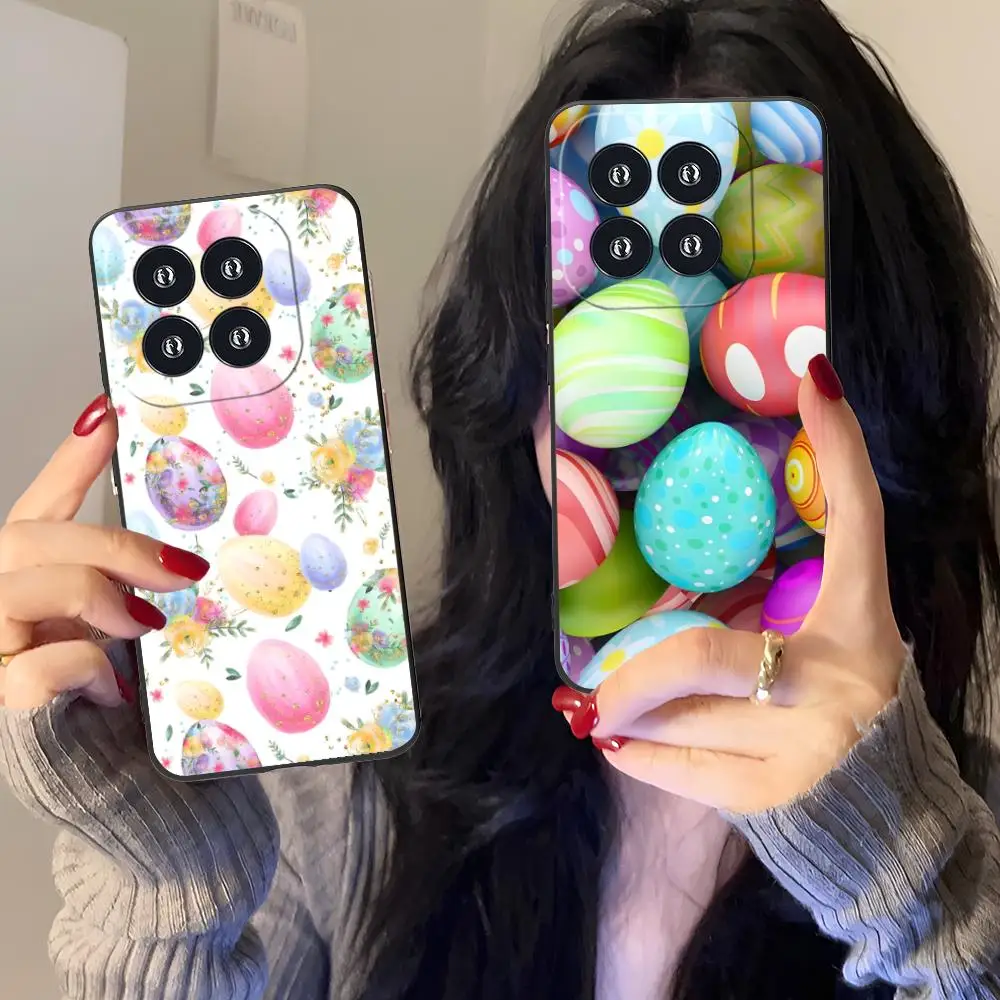 

Подарочный чехол для мобильного телефона с пасхальными яйцами для Xiaomi 15 14 13 12 Mi 11 T Ultra Lite Pro S X 5G с цветным принтом, роскошный чехол