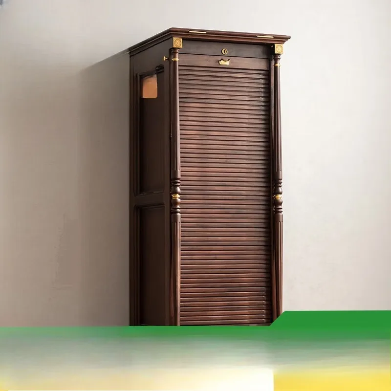 

Black Walnut Cabinet, Tea Set Wenwan Jewelry Storage Cabinet, Medieval Cabinet