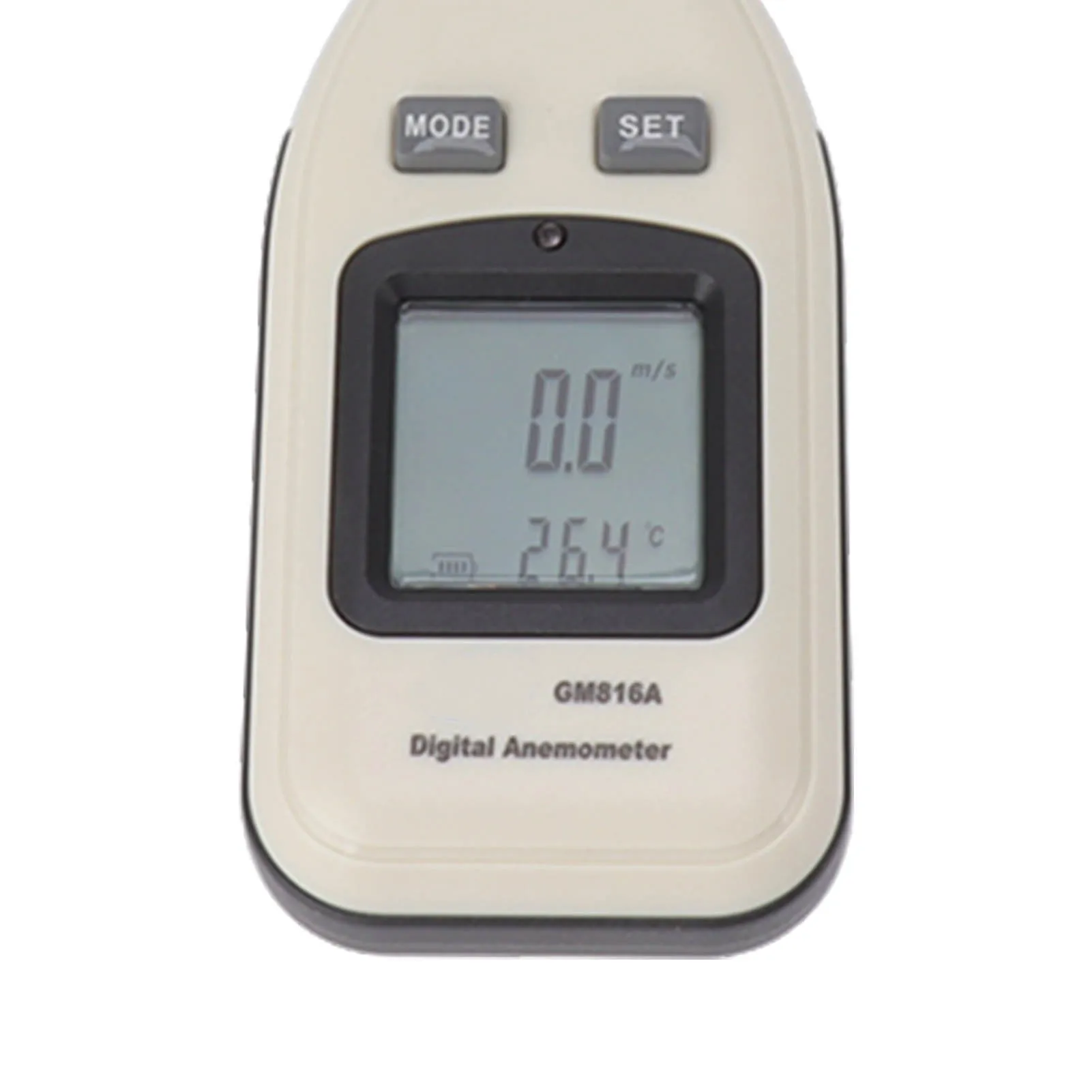 Digital Anemometer GM816A with Temperature Measurement and LCD Display Portable Meter with Multiple Unit Selections