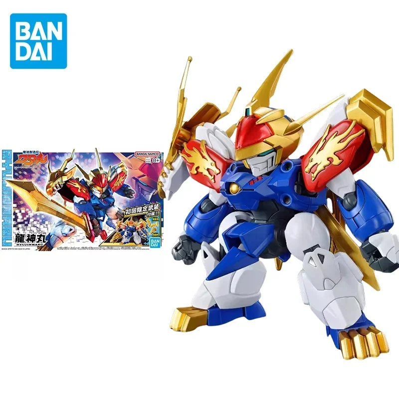 Bandai Original Mashin Souzouden Wataru Anime RYUJINMARU Action Figure Assembly Model Toys Collectible Model Gifts for Children