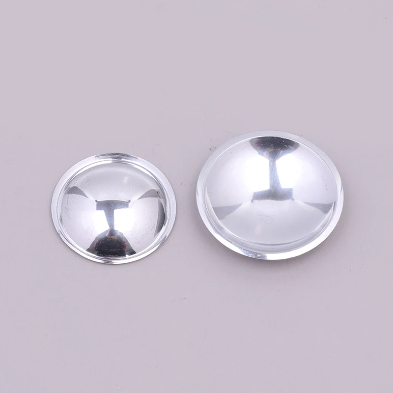 Dust Cap Speaker Dust Cap Cover Speaker Trumpet Capelotes White Bright Hat Woofer Loudspeaker Dust Cover Bright-Silver 20mm 30mm