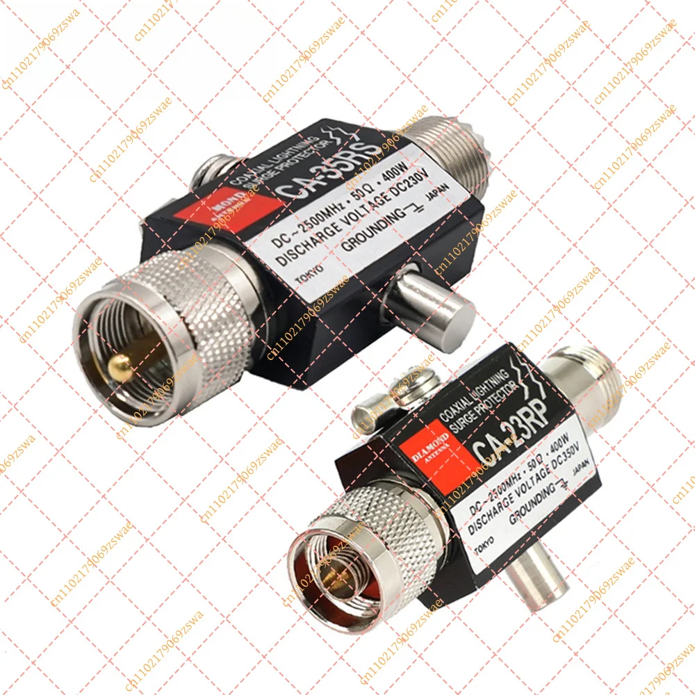 CA-35RS PL259 UHF Male to SO239 UHF Female CA-23RP N M to N F Radio Repeater Coaxial Anti-Lightning Antenna Surge Protector