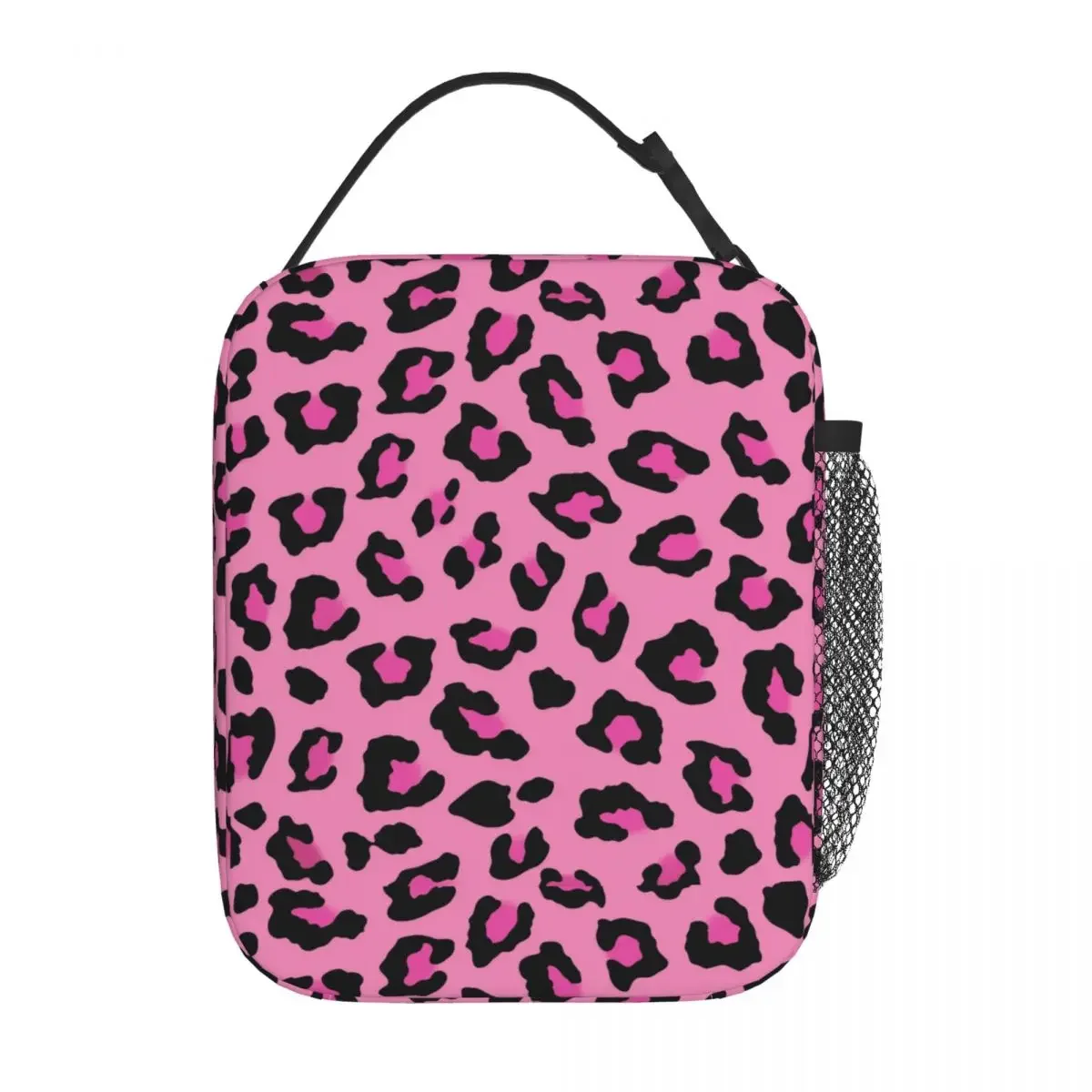 Lunch Box Pink Leopard Animal Print Merch Lunch Container Unique Design Cooler Thermal Bento Box For Travel