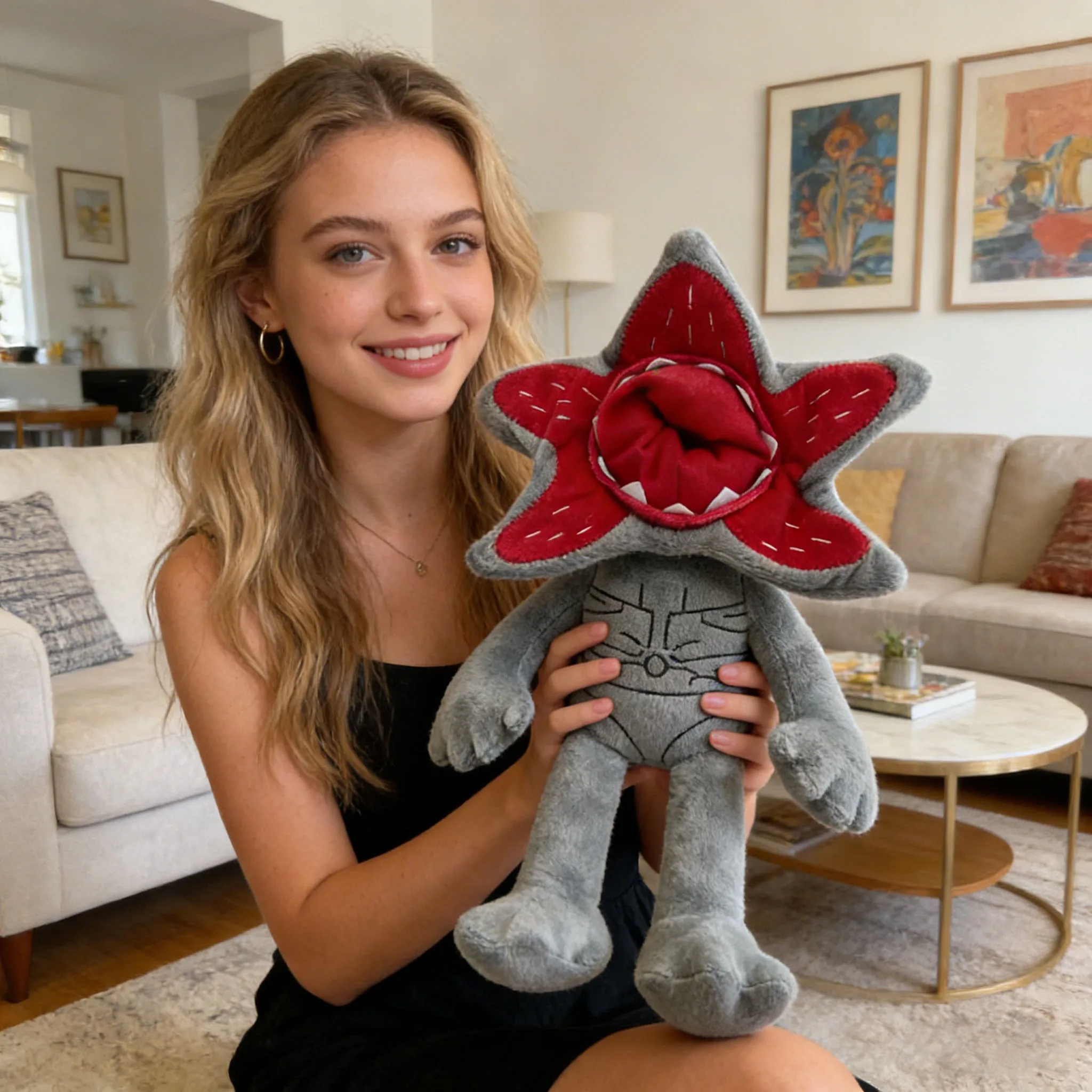 Cute Demogorgon Stuffed Animal Soft Plush Doll Cartoon Game Things Inspired Doll, Cute Gift for Kids Boy & Girl Birthday Present