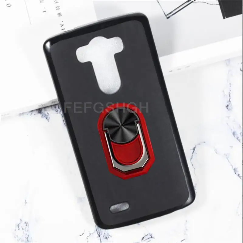 For LG Optimus G3 D855 D850 Back Finger Ring Soft TPU Silicone Case For LG Optimus G3 D855 D850 Phone Cover