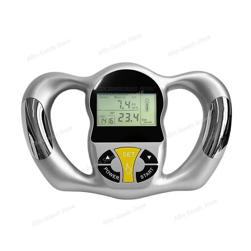Handheld Body Fat Tester ABS BMI Scale Body Composition Analyzer Health Monitoring Measuring Device