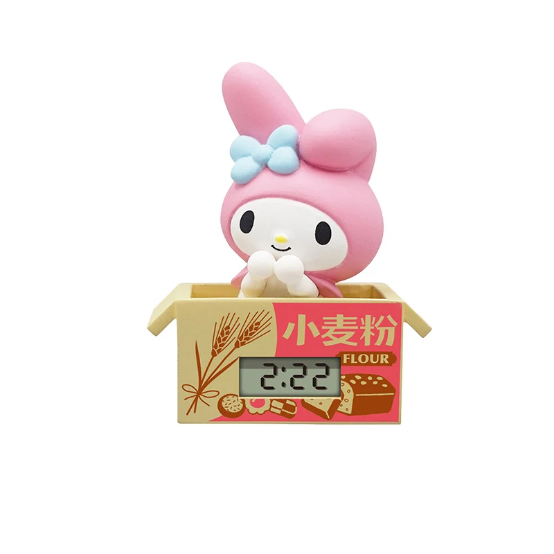 ของเล่นสะสมจากอนิเมะซานริโอ้ คิทาน ออริจินัล นาฬิกา คุโรมิ ซินนามอโรล กาชาปอง โมเดลฟิกเกอร์แอคชั่น