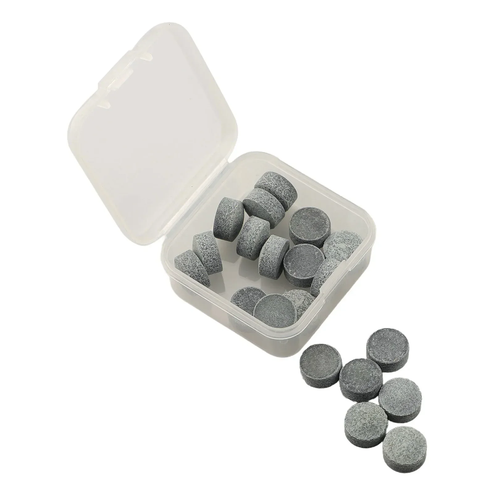 Balls On The Table Essential Pack Of Quality Leather Pool Cue Tips At Size 11mm Arrives With Protective Storage Case