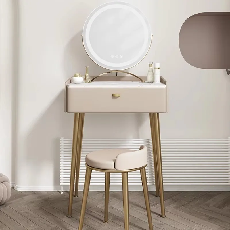 

European Small Vanity Table Organiser Aesthetic Beauty Luxury Bedroom Makeup Table Salon Organizer Tocador Mueble Furniture Home