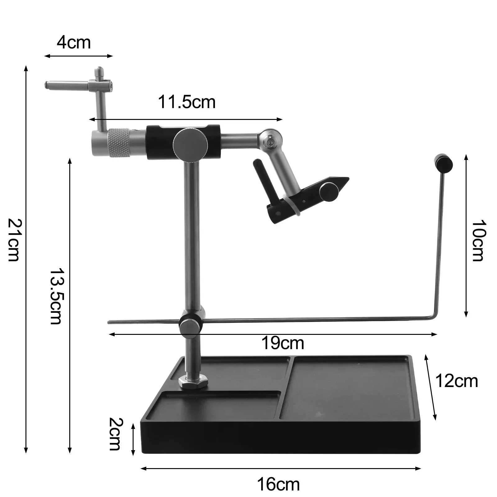 Easy to Use Fly Tying Vise Designed for Durability and Stability Create Professional grade Flies with Confidence