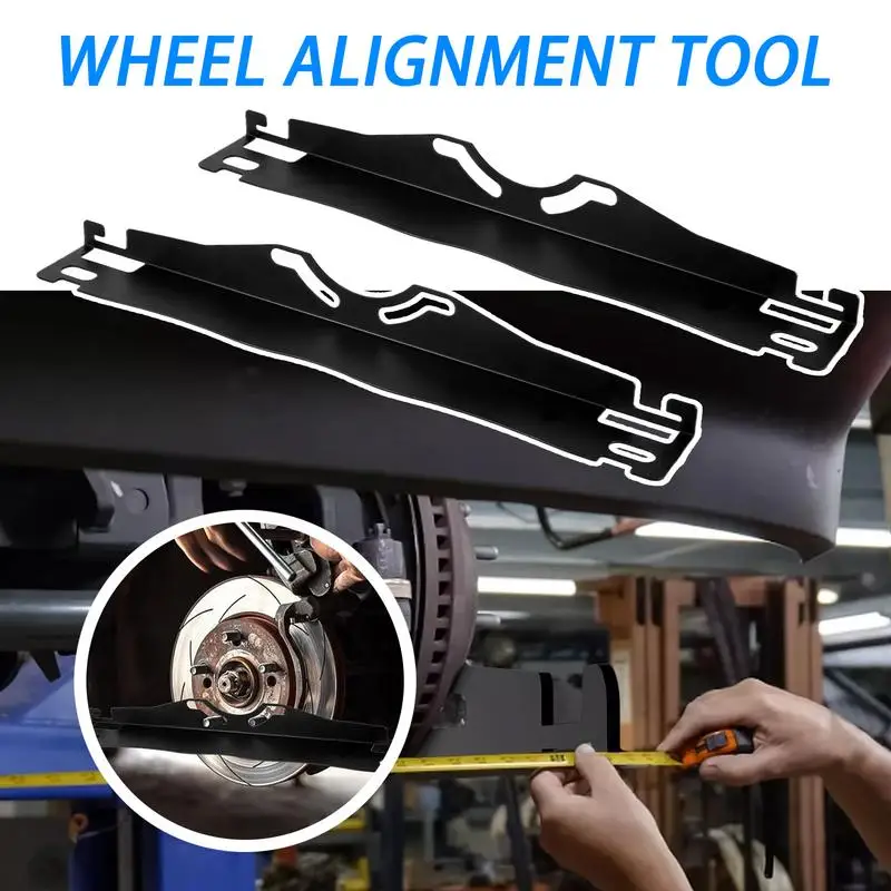 

Wheel Alignment Plates 2X Measurement Wheel Plates Toe Alignment Quick Measuring Aid Heavy Duty Stainless Steel Equipment For