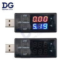 4-30V 3A USB Voltage Meters Current Voltage Capacity Battery Tester Dual Digital Charger Capacity Tester Meter Power Bank