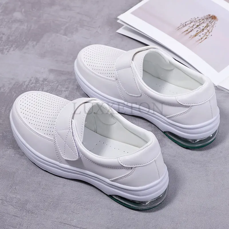 Sneakers Woman Nurse Clogs Shoes - Nursing Women Summer Shoe Female Health Work Flat Walking Soft Non Slip Hospital Nurse