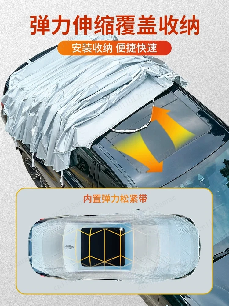 Fully automatic car clothes, cover extension and contraction,  sun protection  heat insulation, front windshield, dust-proof
