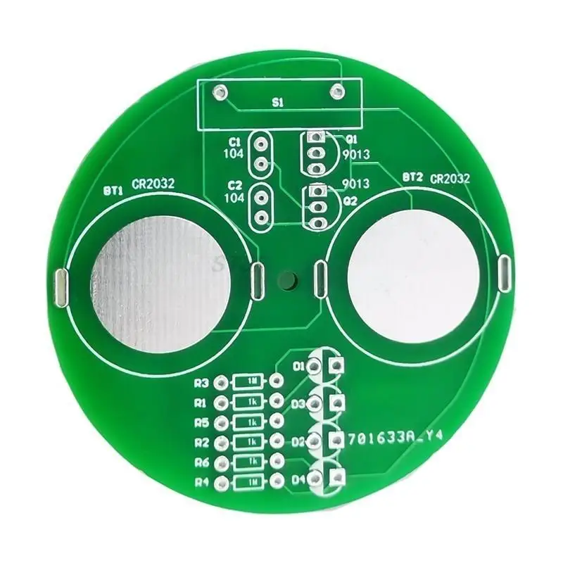 مجموعة الدوران الدوارة LED على سطح الطاولة، أضواء وامضة، مجموعة منتجات اللحام الإلكترونية DIY، قطع غيار مكونات تصنيع ممتعة