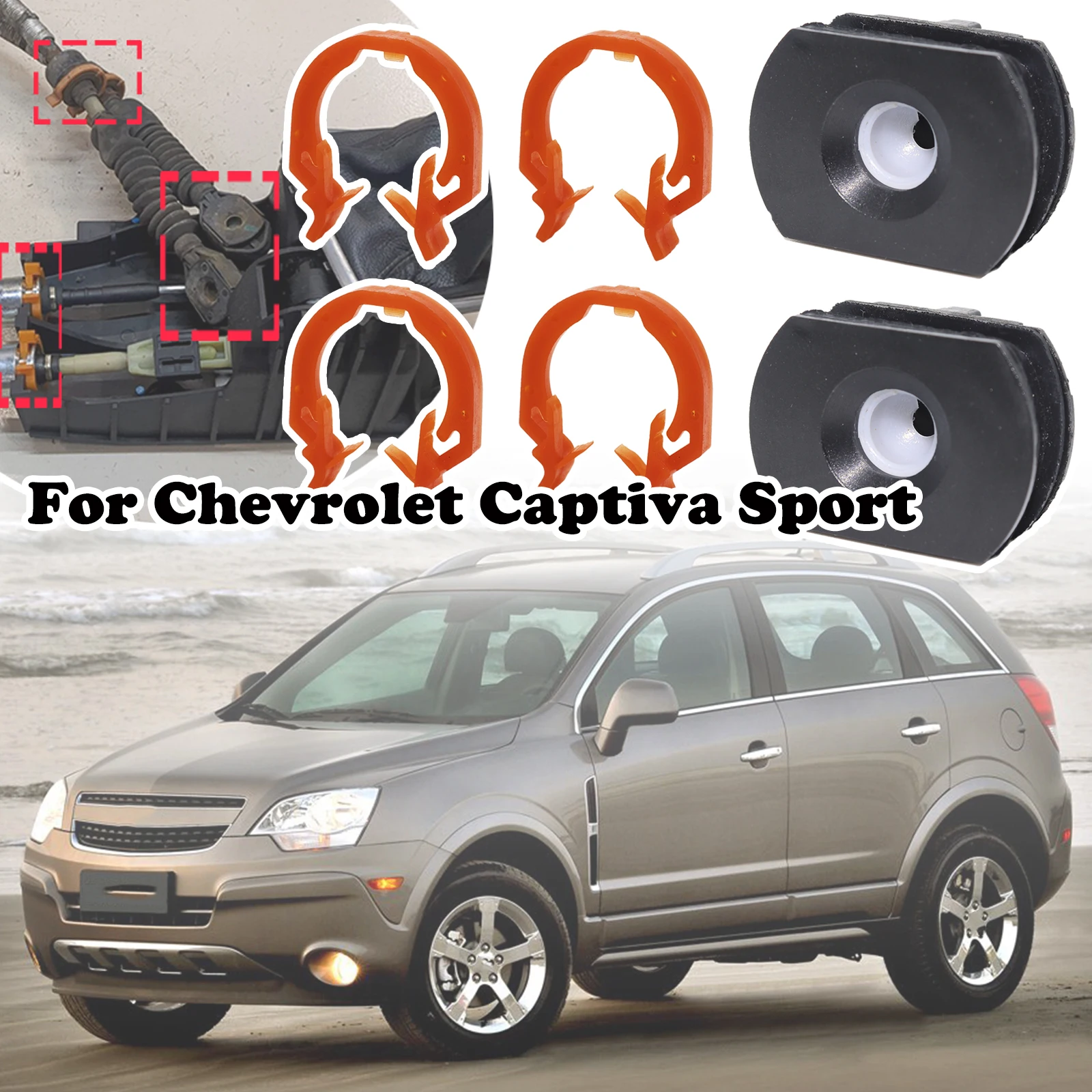 

For Chevrolet Captiva Sport Holden Captiva MaXX CG Winstorm Manual Gear Linkage Cable Shift Transmission Lever Connector Collect